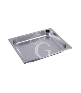 Cubeta perforada de acero inox GN1/2 L 325 mm x P 265 mm x H 40 mm