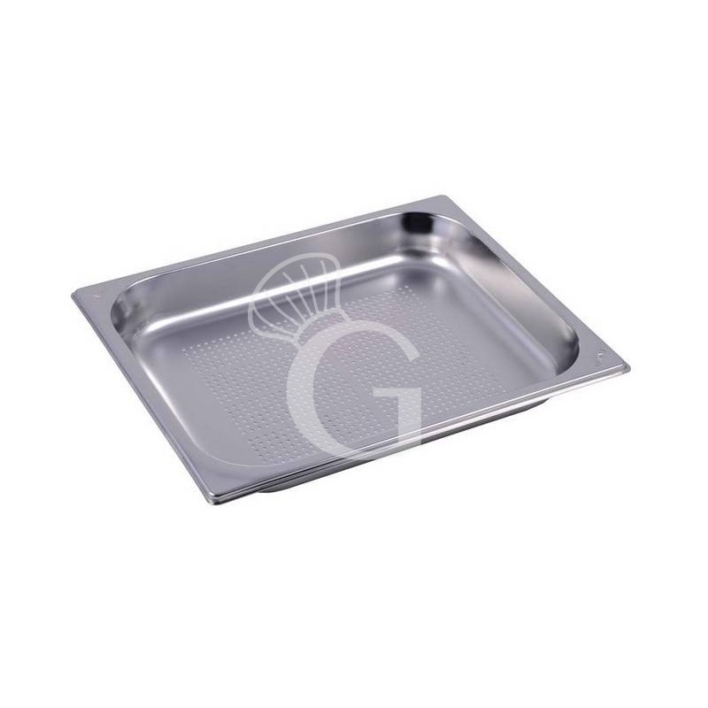 Cubeta perforada de acero inox GN1/2 L 325 mm x P 265 mm x H 40 mm