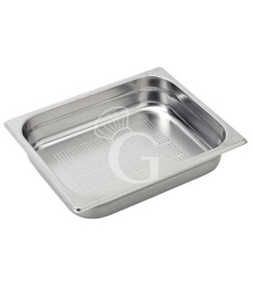 Cubeta perforada de acero inox GN1/2 L 325 mm x P 265 mm x H 65 mm