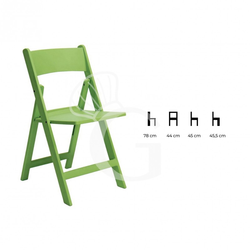 Silla Marina con estructura, asiento y respaldo de propileno con fibra de vidrio
