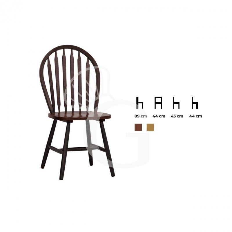 Silla Romina de madera