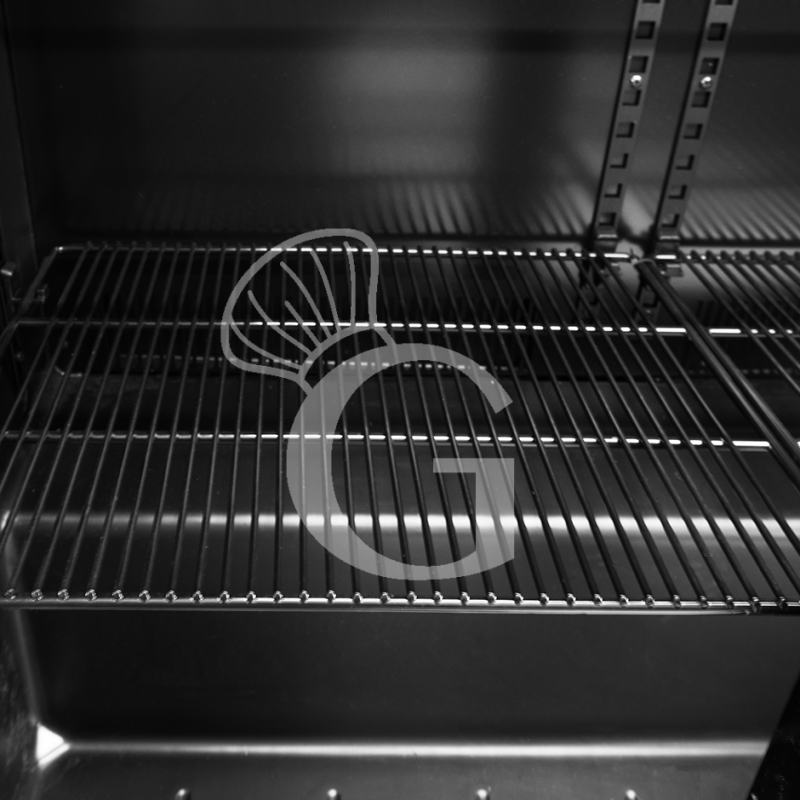 Vitrina refrigerada ventilada de mostrador con 3 puertas correderas 328 LT - temperatura 2°C/+8°C