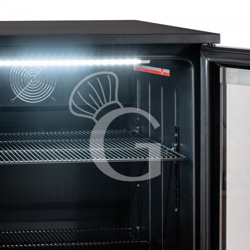 Frigorífico horizontal ventilado para bebidas 1 puerta batiente 134 LT - temperatura 2°C/+8°C
