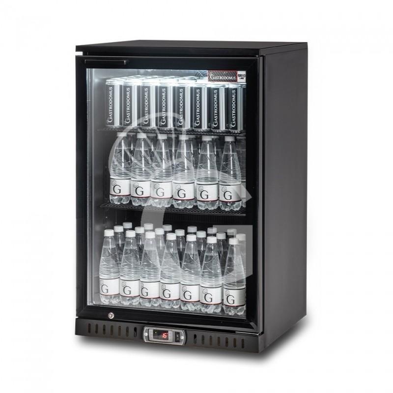 Frigorífico horizontal ventilado para bebidas 1 puerta batiente 134 LT - temperatura 2°C/+8°C