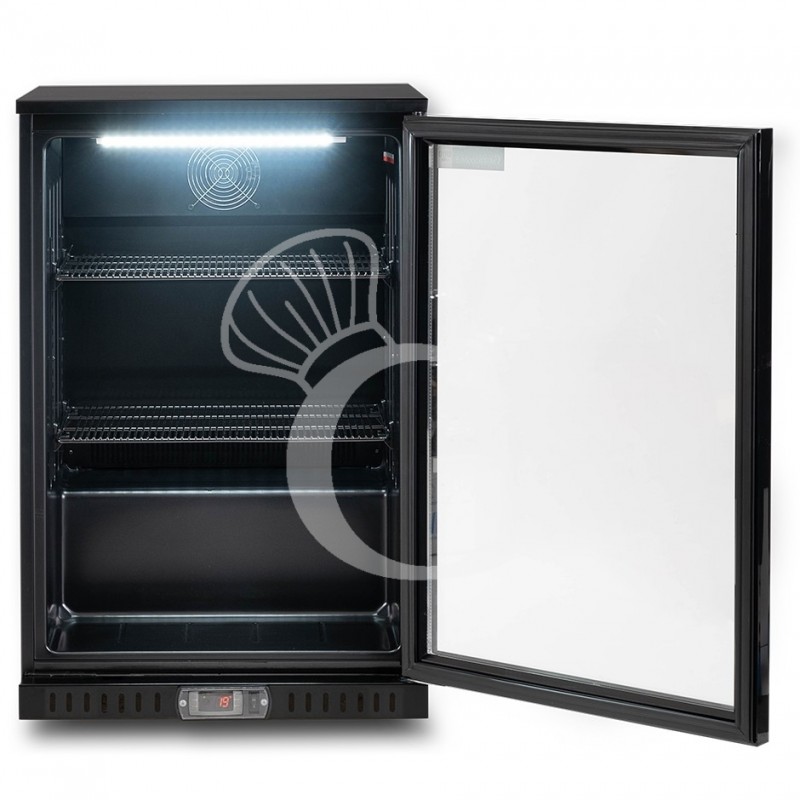 Frigorífico horizontal ventilado para bebidas 1 puerta  batiente 134 LT - temperatura 2°C/+8°C