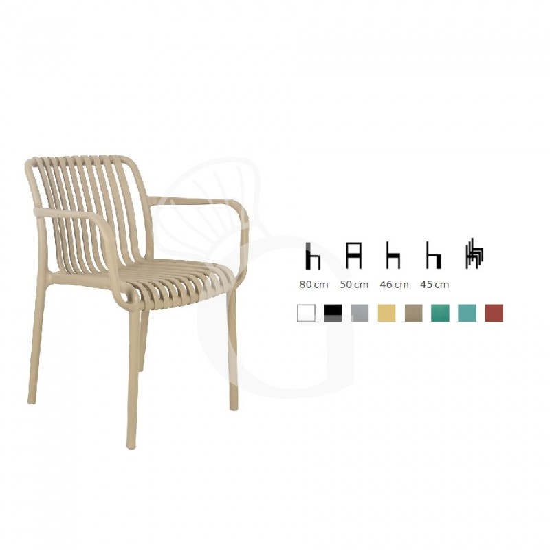 Sillón de polipropileno