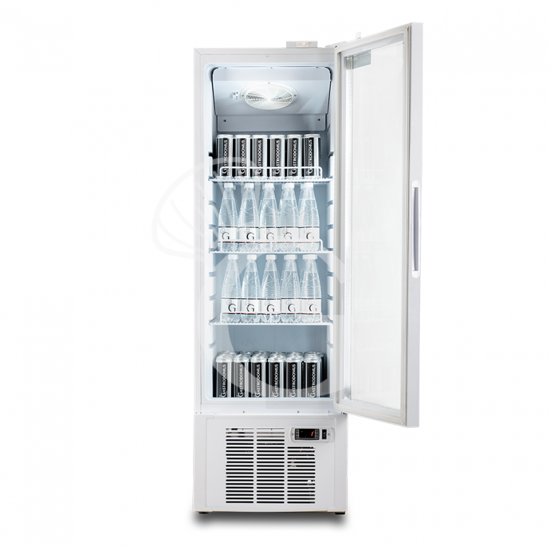 Frigo para bebidas ventilado 1 puerta 189 LT 2°C/+8°C color blanco