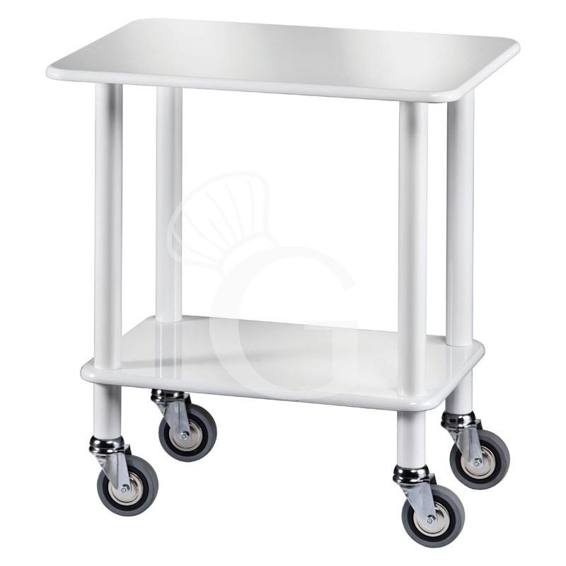 Carro de servicio Gueridon de madera maciza, longitud 700 mm x profundidad 500 mm x altura 780 mm