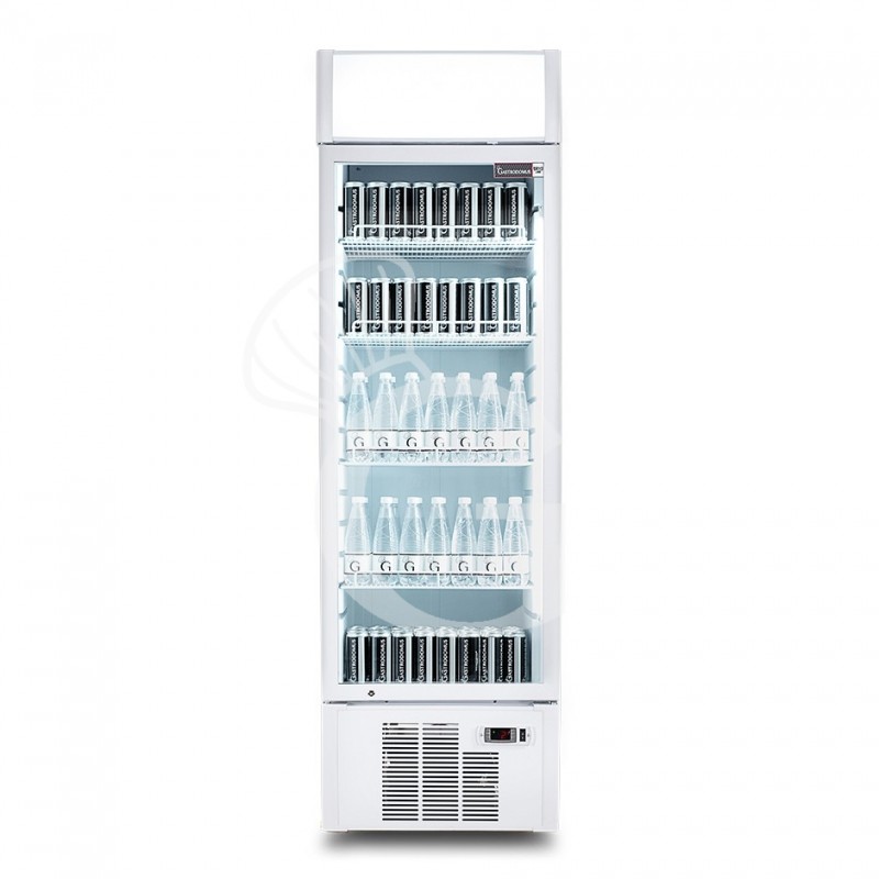 Frigo bebidas ventilado 1 puerta con luminoso 468 LT 2°C/+8°C color blanco