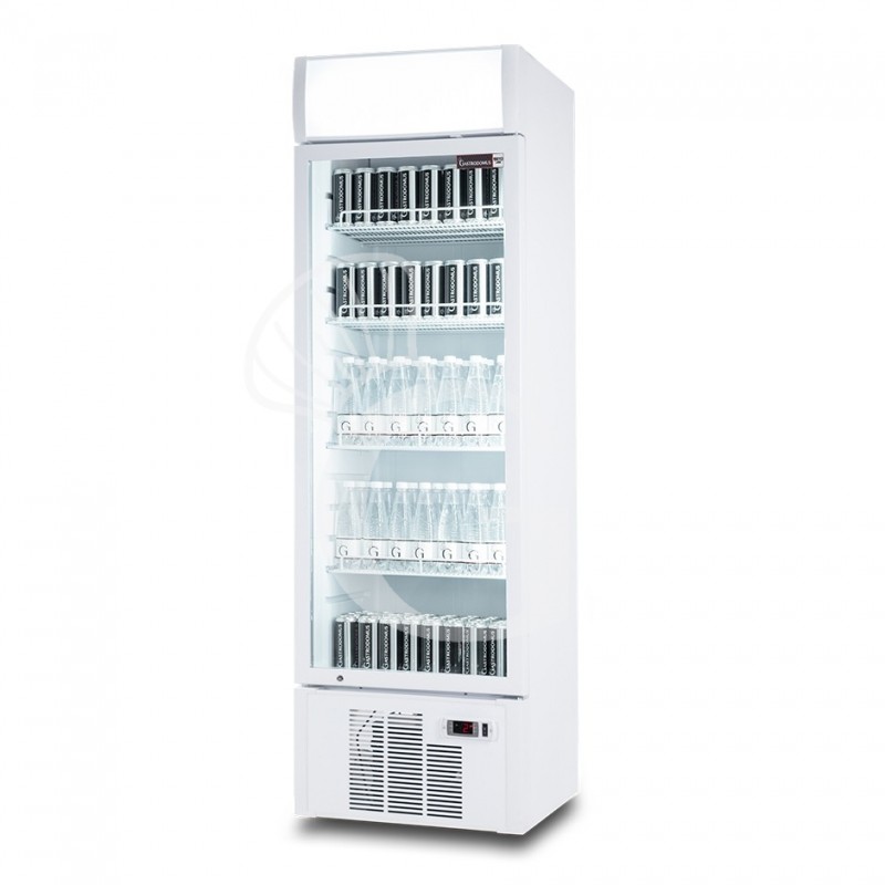 Frigo bebidas ventilado 1 puerta con luminoso 468 LT 2°C/+8°C color blanco