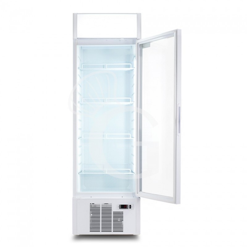 Frigo bebidas ventilado 1 puerta con luminoso 468 LT 2°C/+8°C color blanco