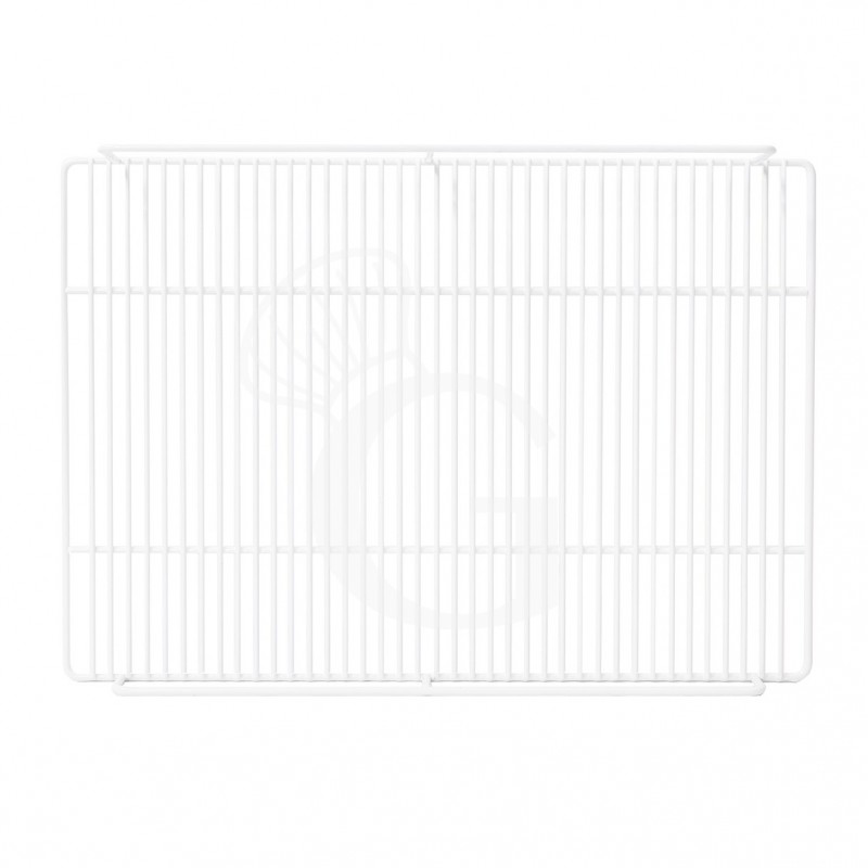 Rejilla con tope para producto – L 610 mm x P 410 mm – color blanco