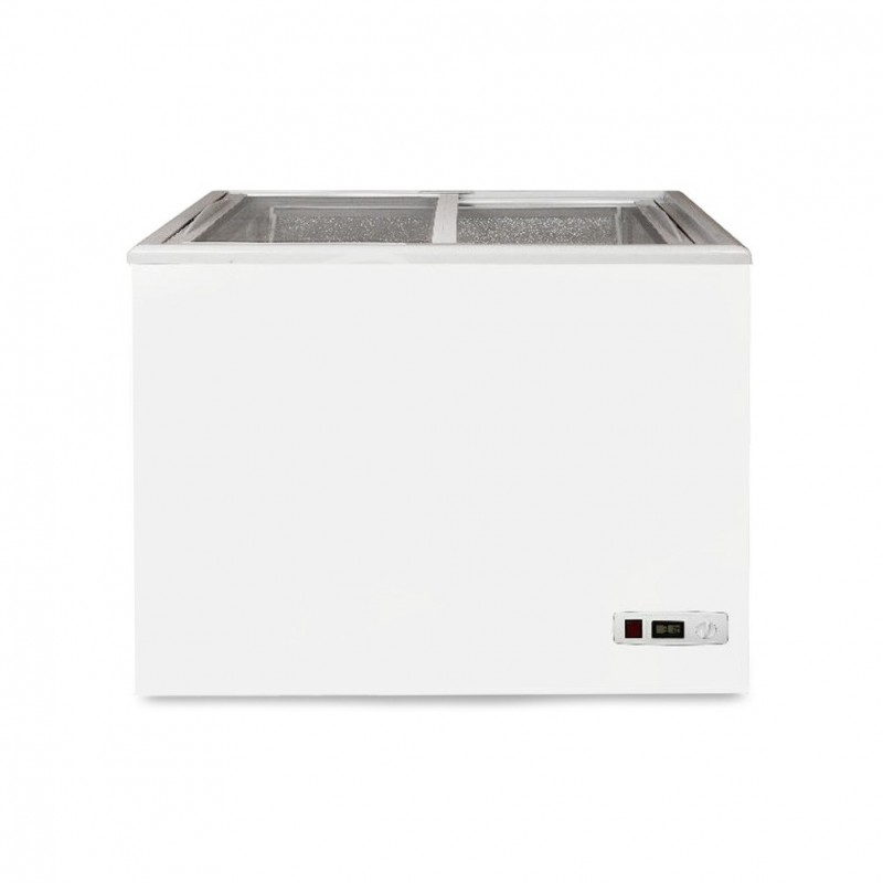 Arcón congelador estático 197 LT -18ºC puerta corredera de cristal clase energética C Arcón congelador estático 197 LT -18ºC puerta corredera de cristal clase energética C