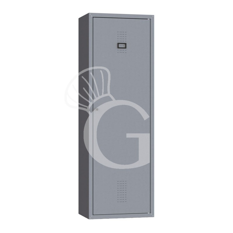 Armario multiusos desmontado, 600x400x1800 mm Color gris plata