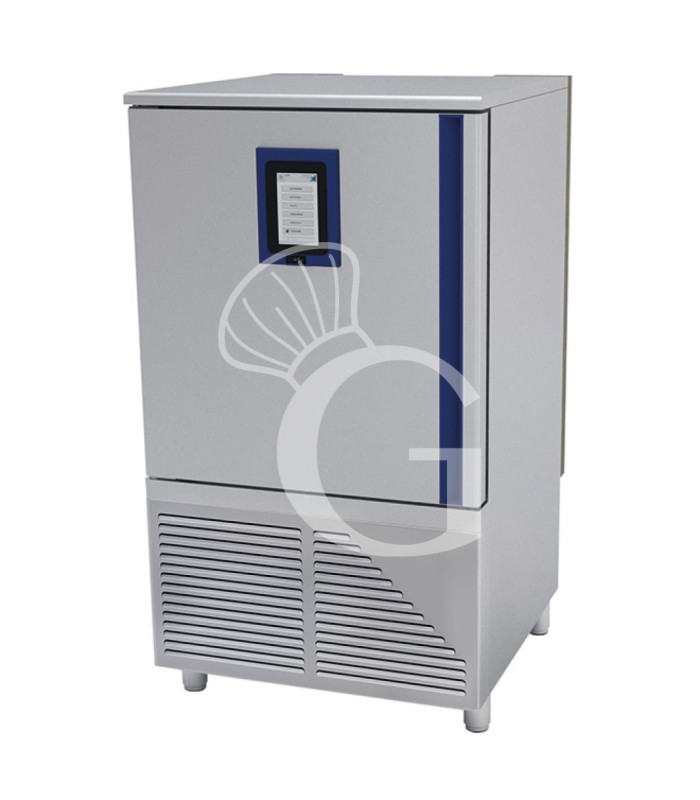 Abatidor de temperatura digital de acero inoxidable apto para helados - 15 bandejas o rejillas GN 1/1 o 600x400 mm, -18°/+3°C