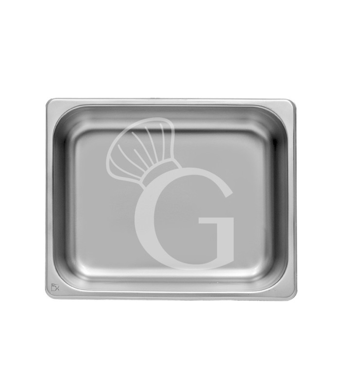 Bandeja de acero a prueba de vacío GN 1/2 – L 325 × P 265 × H 100 mm
