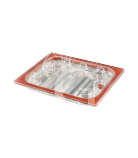 Tapa de tritán con junta GN 1/2, dimensiones L 325 mm × P 265 mm