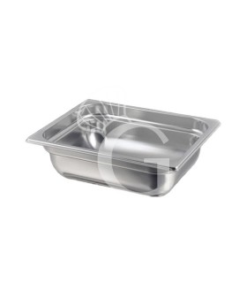 Bandeja de acero a prueba de vacío GN 1/2 – L 325 × P 265 × H 100 mm