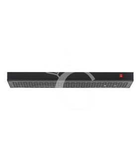 Campana de inox color negro para horno pizza- L 1100 mm x P 1355 mm x H 120 mm
