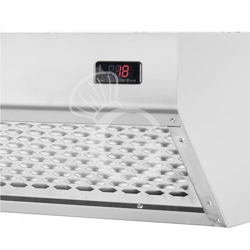 Campana de condensación inox dimensiones L 1500 mm x P 1165 mm x H 310 mm