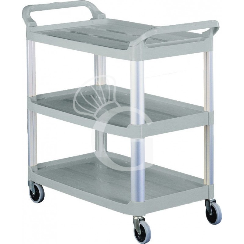Carro de servicio multiuso de plástico L 850 mm x P 430 mm x A 950 mm