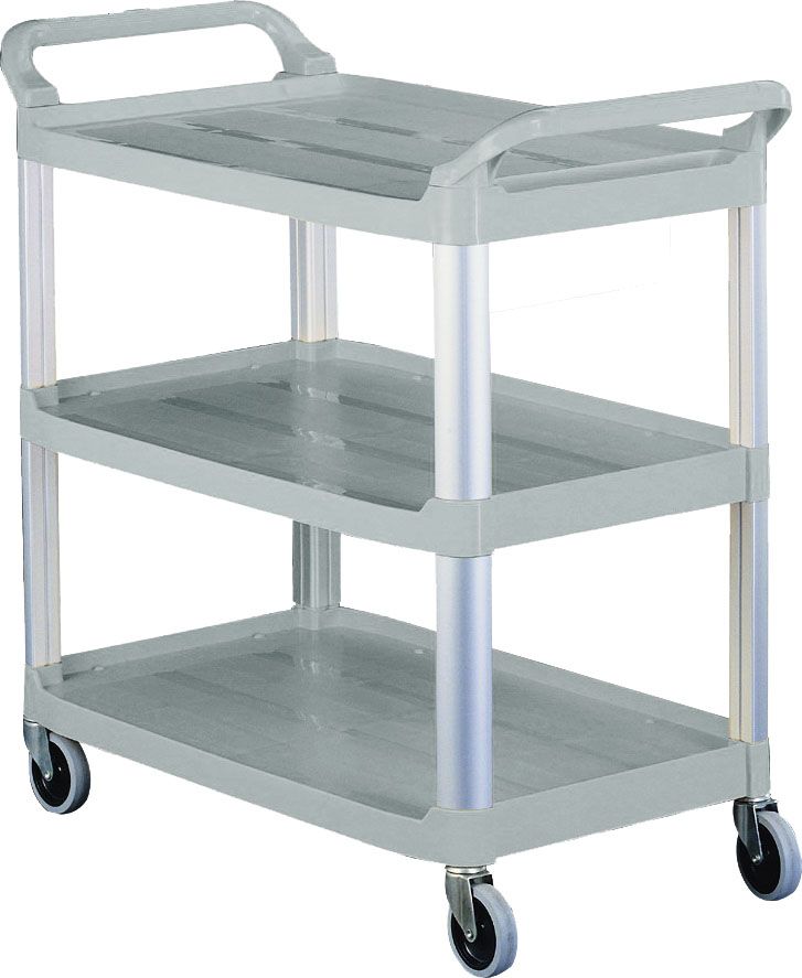 Carro de servicio multiuso de plástico L 850 mm x P 430 mm x A 950 mm