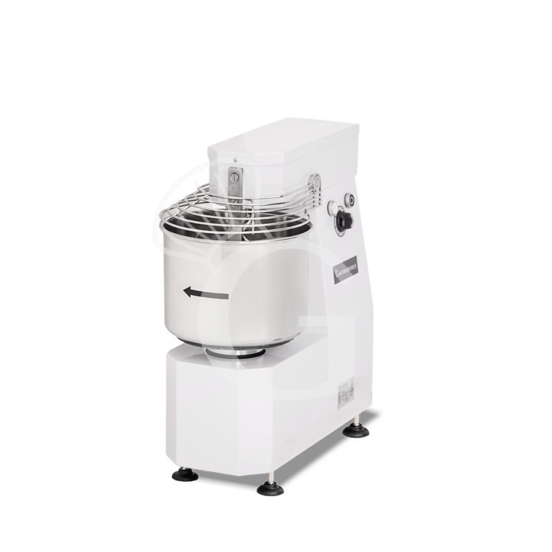 Amasadora de espiral con cabezal y cuba fijos - 10 LT -Trifásica - 1 velocidad
