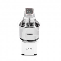 Amasadora de espiral monofásica con cabezal elevable y cuba extraíble mandos digitales - capacidad 16 LT