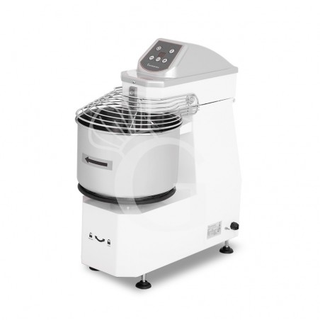 Amasadora de espiral monofásica con cabezal elevable y cuba extraíble mandos digitales - capacidad 16 LT Amasadora de espiral monofásica con cabezal elevable y cuba extraíble mandos digitales - capacidad 16 LT