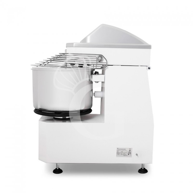 Amasadora de espiral trifásica con cabezal elevable y cuba extraíble mandos digitales - capacidad 22 LT