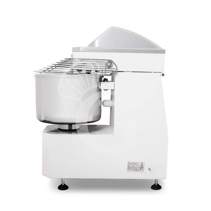 Amasadora de espiral con cabezal y cuba fijos mandos digitales - 16 LT -Trifásica - 1 velocidad