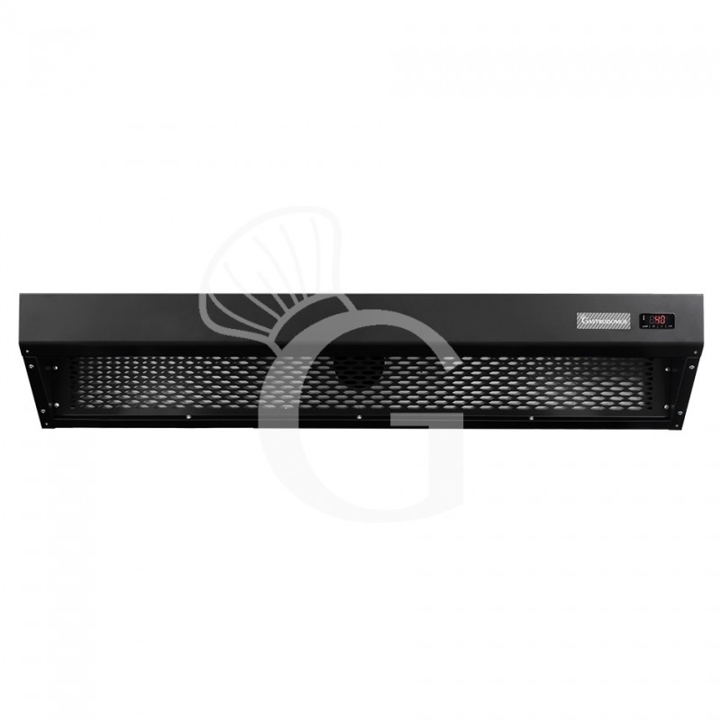Campana de condensación color negro dimensiones L 1500 mm x P 1165 mm x H 310 mm