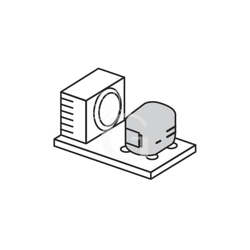 Unidad condensadora remota para mesa  refrigerada de 4 puertas de 700 mm de profundidad 0°C/+10°C modelo TR704SR
