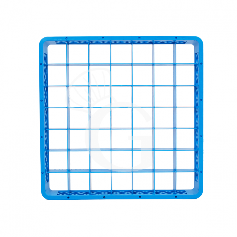 Elevador 49 compartimientos para cesto color azul H 42 mm