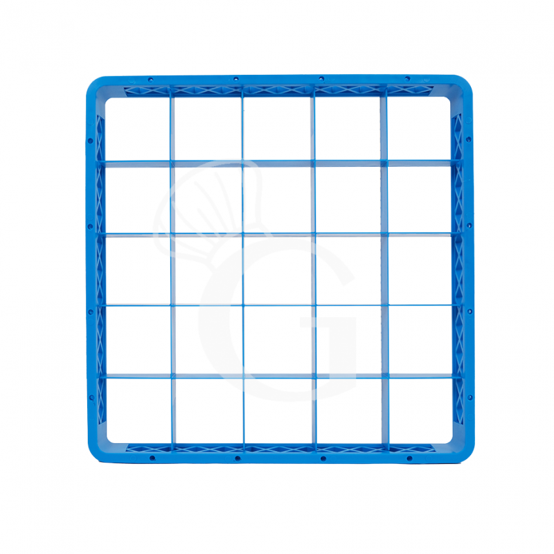 Elevador 25 compartimientos para cesto color azul H 42 mm