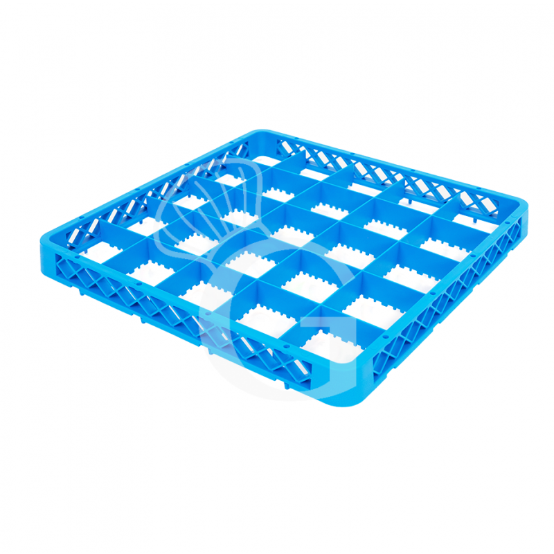 Elevador 25 compartimientos para cesto color azul H 42 mm