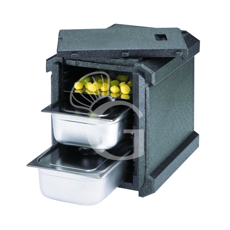 Contenedor isotérmico de polipropileno para gastronorm 83 LT L 630 mm x P 500 mm x A 585 mm