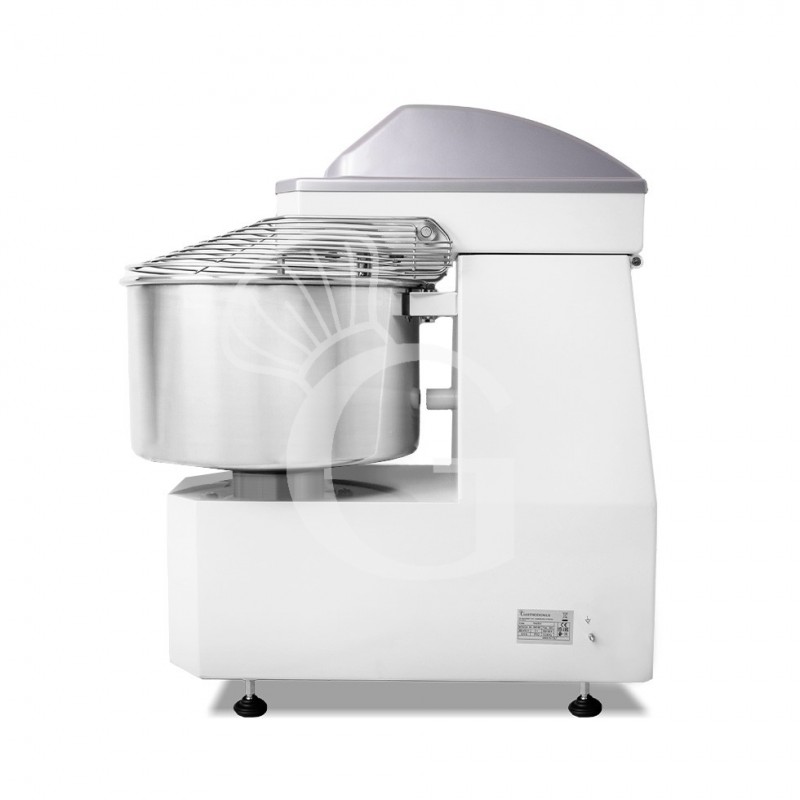 Amasadora de espiral con cabezal y cuba fijos mandos digitales - 32 LT - trifásica - 2 velocidades