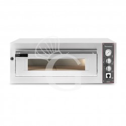 Horno eléctrico para 4 pizzas diámetro 350 mm 1 cámara control mecánico 5,75KW