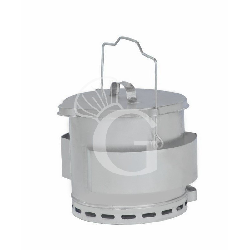 Contenedor de acero inox para la eliminación de grasas- L 355 mm x P 335 mm x H 450 mm