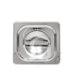 Tapa de acero inox GN1/6 L176mm x P 162 mm