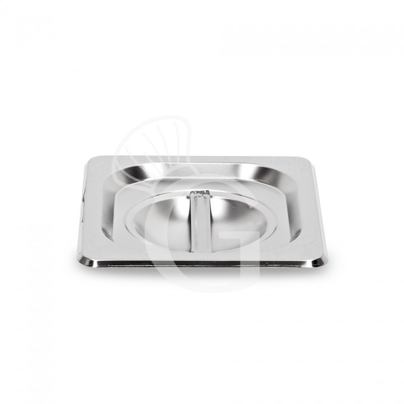Tapa de acero inox GN1/6 L176mm x P 162 mm