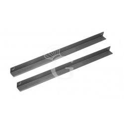 Pareja de guías inox en L para mesa refrigerada P 800 mm.