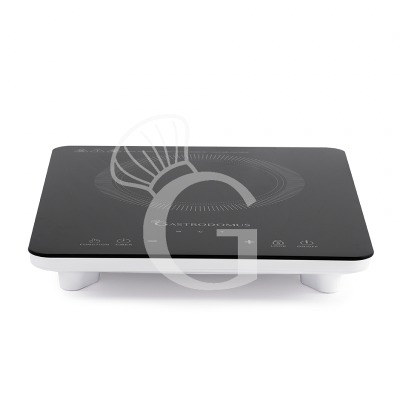 Placa de inducción 1 zona de cocción Ø 155-210 mm, L310 mm x P380 mm x H 45 mm 2000 W