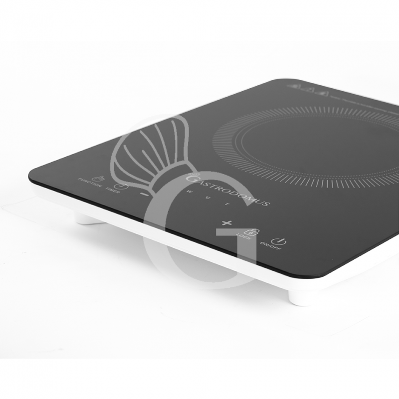 Placa de inducción 1 zona de cocción Ø 155-210 mm, L 310 mm x P 380 mm x H 45 mm 2000 W