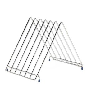 Porta tablas de corte de hilo de acero inox L 320 mm x P 230 mm x H 250 mm
