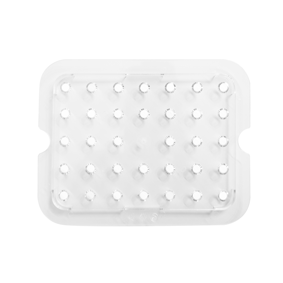 Falso fondo perforado de policarbonato GN1/2 dimensiones L 268 mm x P 208 mm
