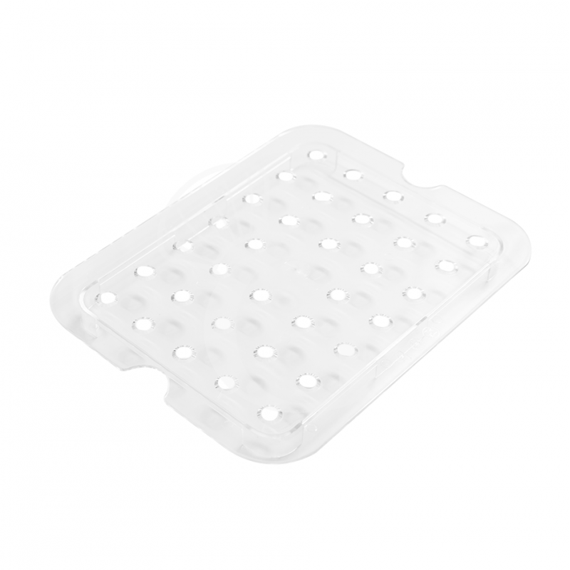 Falso fondo perforado de policarbonato GN1/2 dimensiones L 268 mm x P 208 mm