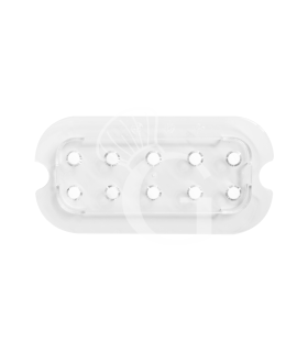 Falso fondo perforado de policarbonato GN 1/4 Dimensiones L 205 mm x P 103 mm
