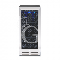 Vinoteca empotrable 100 LT 7 estantes capacidad 31 botellas +5°C/+22°C
